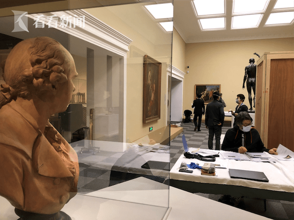 “美术的诞生”特展文物点交现场