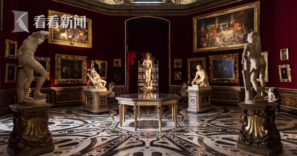 意大利乌菲齐美术馆内部