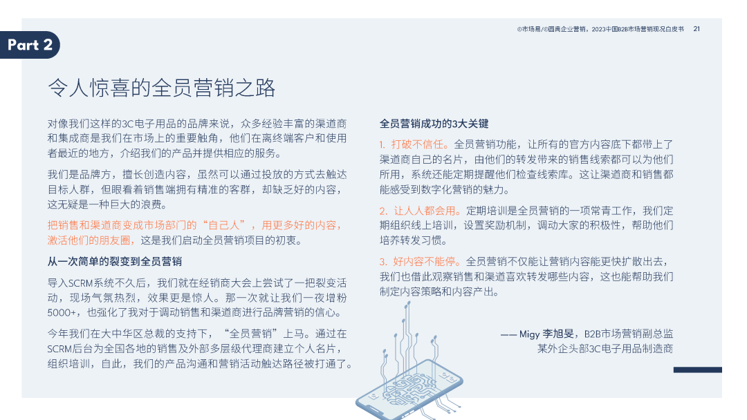 2023中国B2B市场营销现况白皮书 2023中国B2B市场营销现况白皮书
